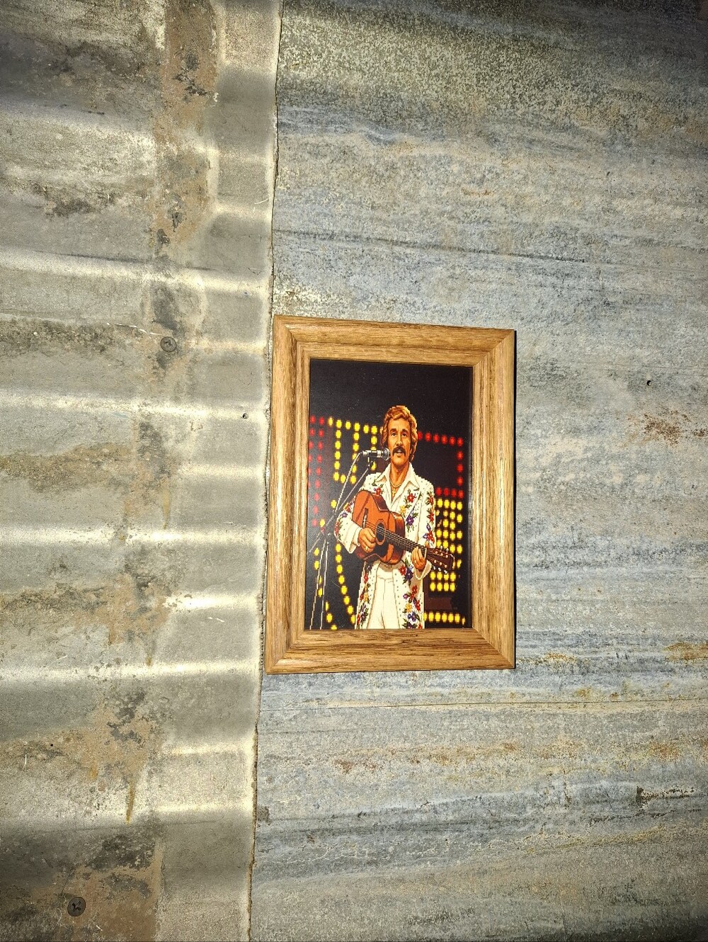 8 Bit Marty Robbins Framed Mini Art Print By Neon Nicho